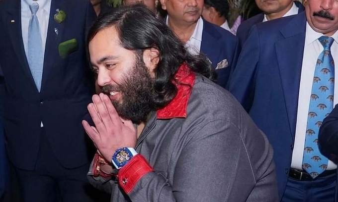 Son of Asia’s richest man Mukesh Ambani seen wearing $10M Richard Mille watch