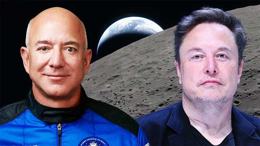 Elon Musk and Jeff Bezos set for explosive space race showdown