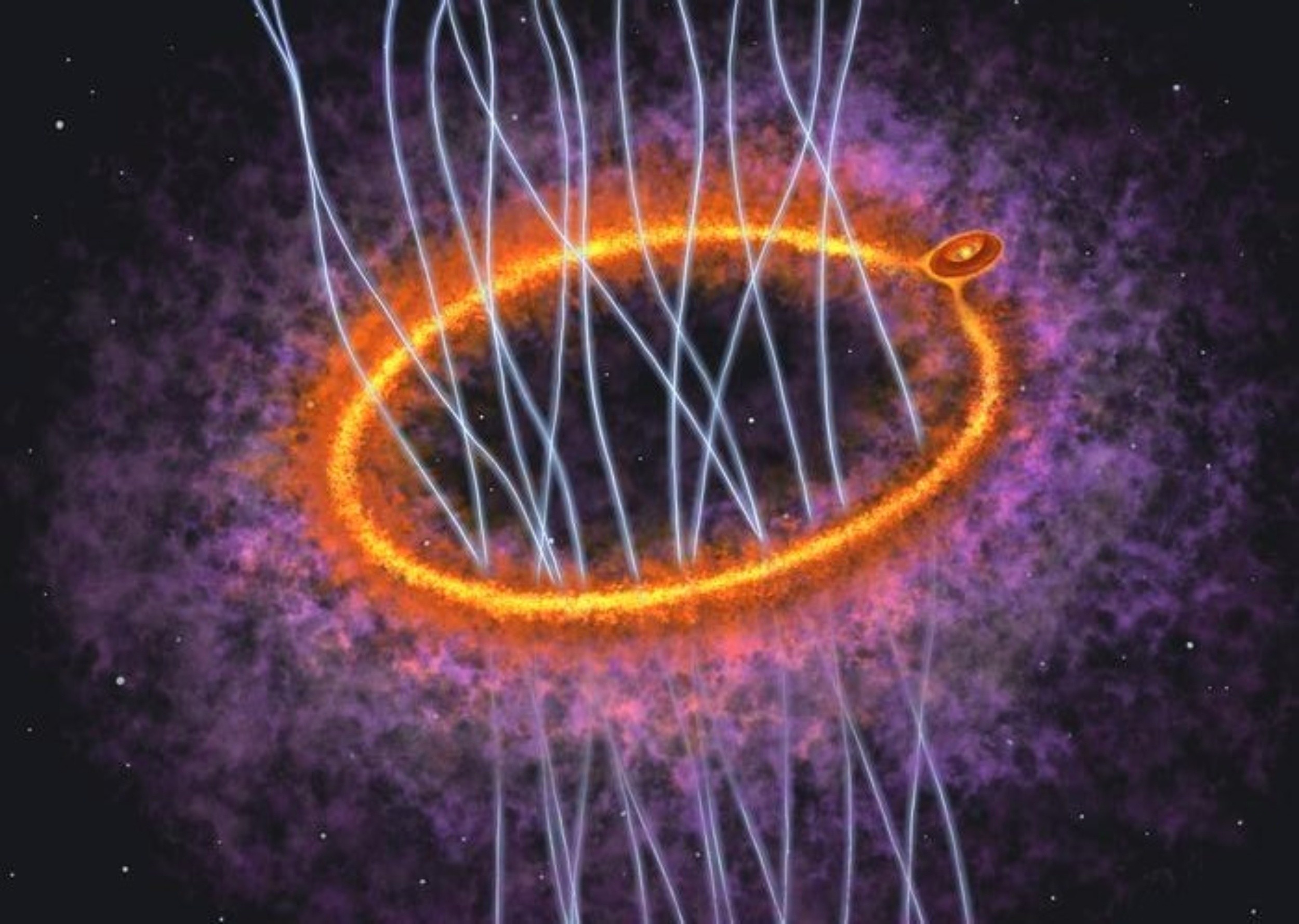 Baby stars ‘sneeze’ out giant rings of gas during formation