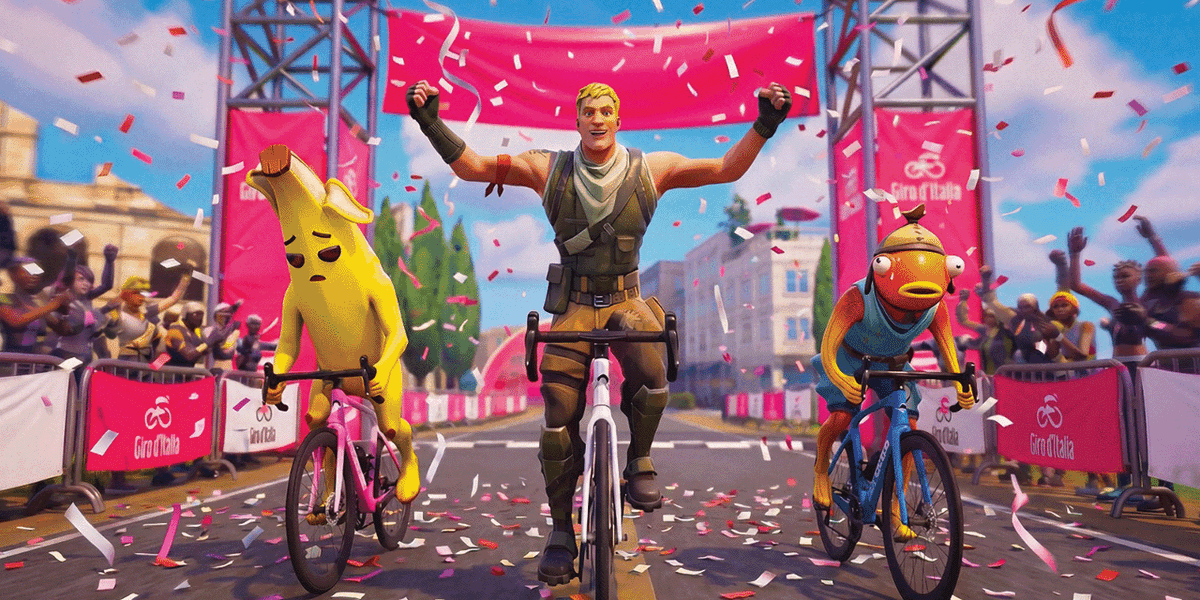 You can now ride the Giro d’Italia on Fortnite