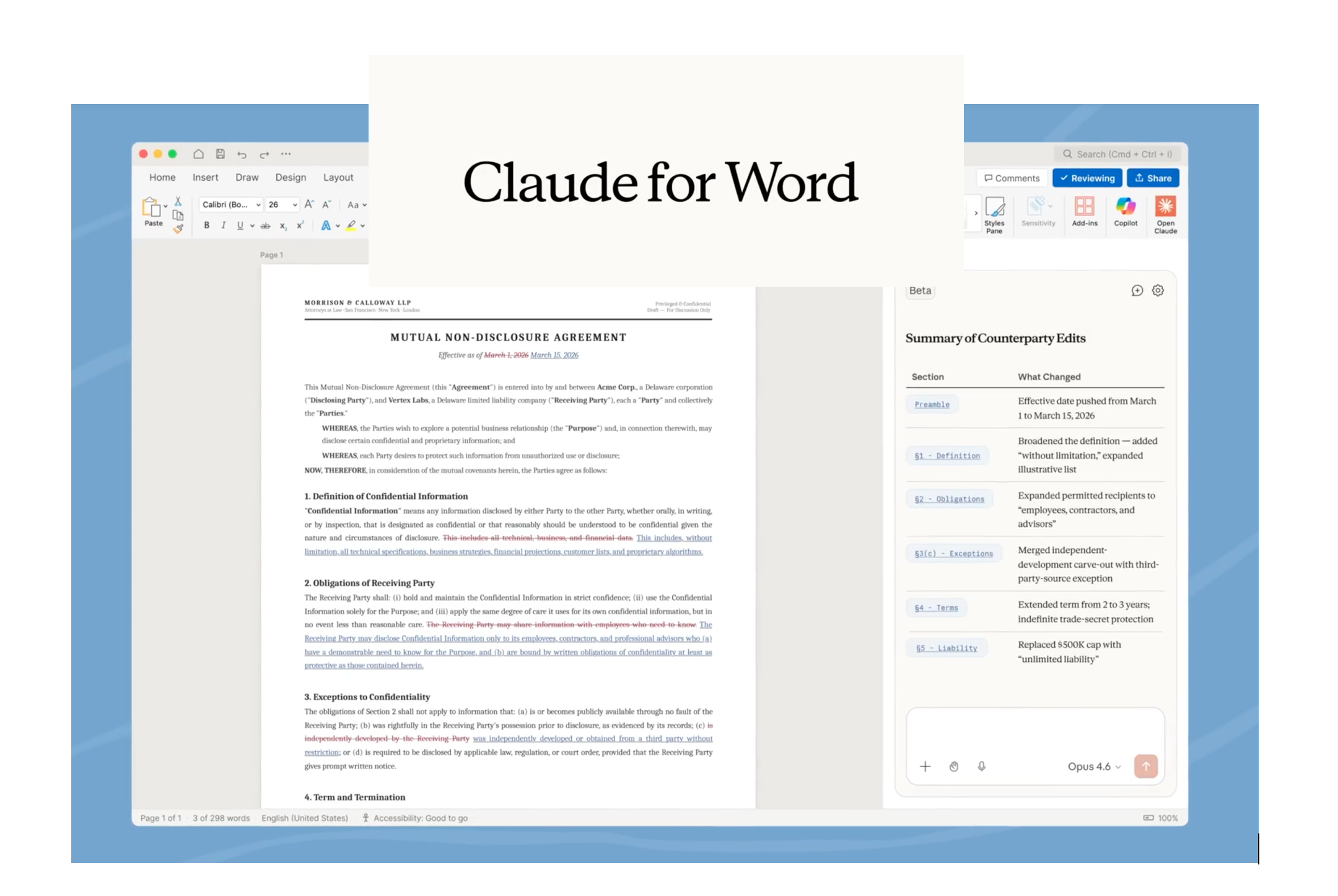 Anthropic Targets Lawyers With Claude For Word – Artificial Lawyer