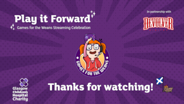 Games for the Weans announces new gaming fundraiser Play It Forward