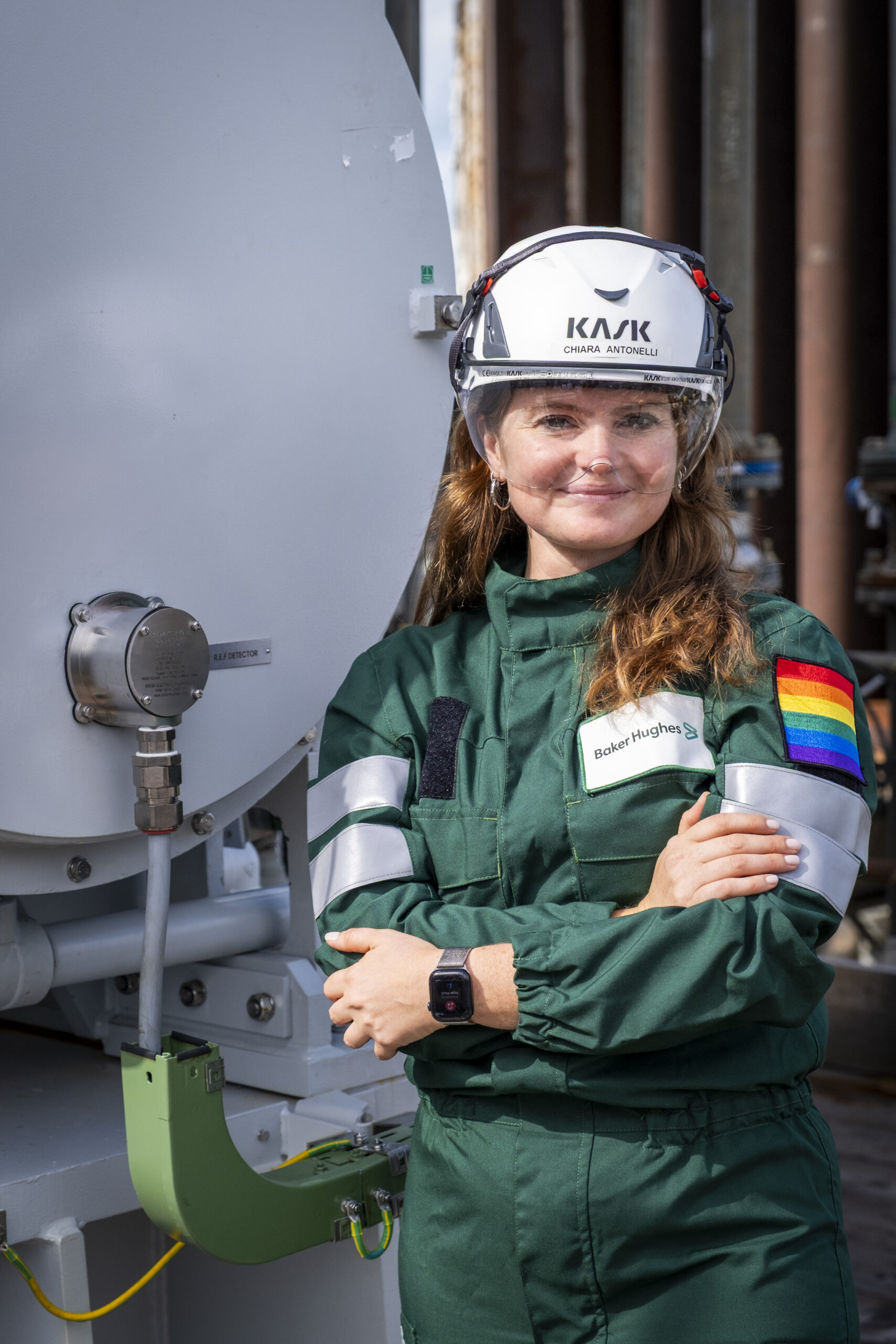 This is Chiara, turbomachinery test bench leader and photographer