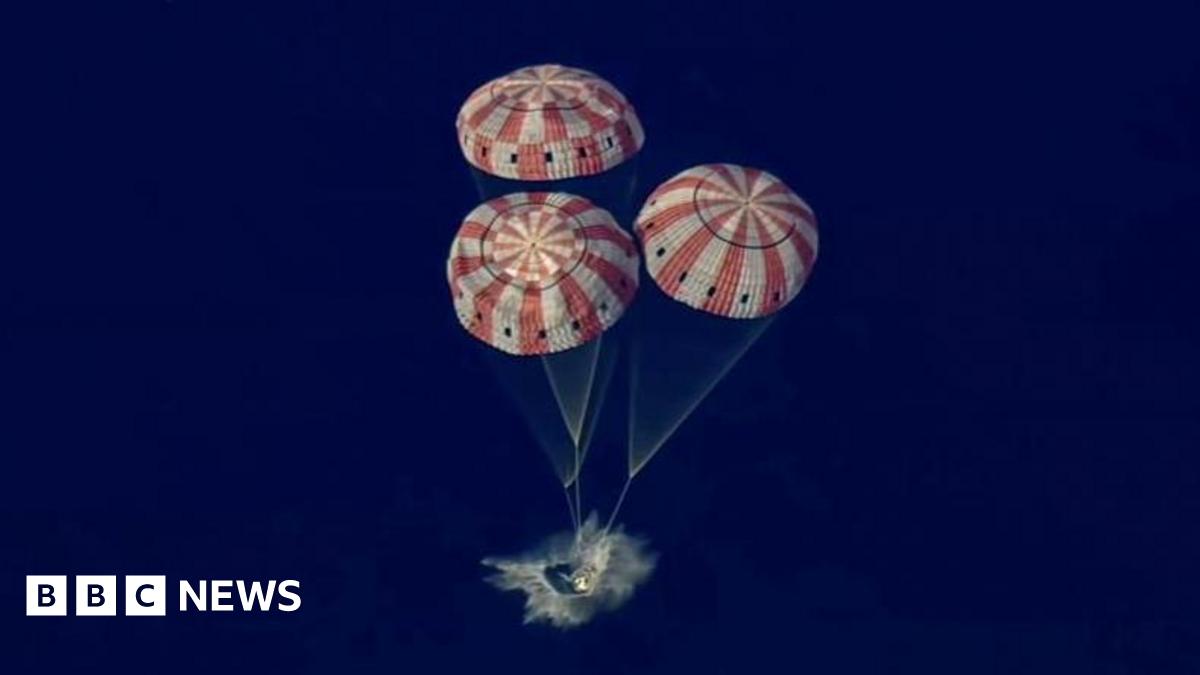 Artemis II live: Crew splash down in Pacific Ocean after history-making Moon mission