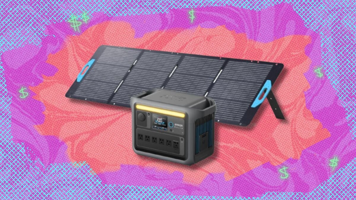 Best portable power station deal: Save 50% on the Solix C1000 with a 200W solar panel