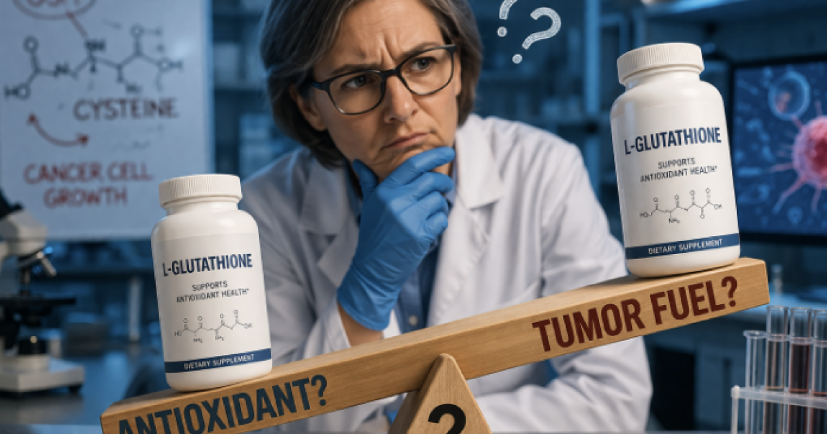 Do Your Amazon Prime Glutathione Supplements Feed Cancer Cells?